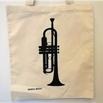 Torba BAG03.1 trąbka - bawełniana torba na zakupy Zebra Music