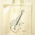 Torba BAG14 gitara akustyczna - bawełniana torba na zakupy Zebra Music