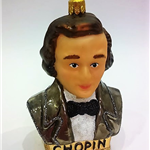 Chopin - szklana bombka ręcznie malowana - Made in Poland 15S21 Zebra Music 