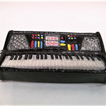 Syntezator - keyboard - szklana bombka ręcznie malowana - Made in Poland 00k03