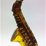 Saksofon - szklana bombka ręcznie malowana - Sax - Made in Poland 10S77 Zebra Music 