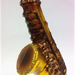 Saksofon - szklana bombka ręcznie malowana - Sax - Made in Poland 10S77 Zebra Music 