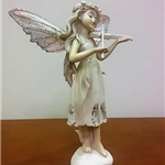 Elf ze skrzypcami 03 figurka dekoracyjna Aniołek