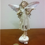 Elf ze skrzypcami 03 figurka dekoracyjna Aniołek