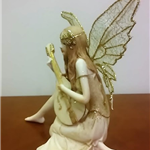 Elf z mandoliną 09 figurka dekoracyjna Aniołek