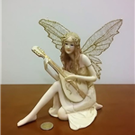 Elf z mandoliną 09 figurka dekoracyjna Aniołek