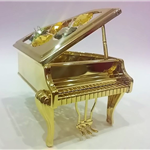 Fortepian miniatura z kryształami Bohemia - ZEBRA Music 0240