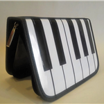 Piórnik z klawiaturą fortepianu - sztywny - P08 - Fortepian - Pianino - Made in Poland - muzyczny piórnik - Zebra Music