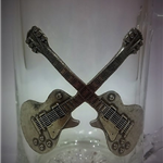 Kufel do piwa z gitarami typu LP 500ml gitara gitary Made in Portugal idealny na prezent dla gitarzysty
