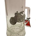 Kufel do piwa z motocyklem 500ml motocykl Made in Portugal idealny na prezent dla motocyklisty