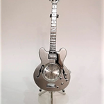 Zegarek - miniatura gitary elektrycznej typu Hollowbody - miniaturowa gitara z zegarkiem ZEBRA Music ZEG032