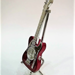 Zegarek - miniatura gitary elektrycznej typu tele - miniaturowa gitara z zegarkiem ZEBRA Music ZEG036