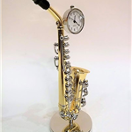 Zegarek - miniatura saksofonu - miniaturowy saksofon z zegarkiem SAX ZEBRA Music ZEG031G