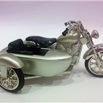 Zegarek - miniatura motocykla -F05- miniaturowy motocykl z zegarkiem