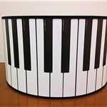 Muzyczna lampa - klawiatura fortepianu - L02 - pianino - fortepian - Zebra Music - zwis - lampa wisząca