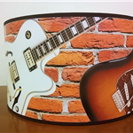Muzyczna lampa Gitara - L03 - lampa z gitarami - Zebra Music - lampa wisząca