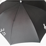 Muzyczny Parasol XXL - Nutki - Klucz wiolinowy - Zebra Music