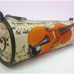 Piórnik ze skrzypcami - P03 - skrzypce - violin - Made in Poland - muzyczny piórnik - Zebra Music