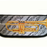 Piórnik z trąbką - sztywny - P19 - trąbka - trumpet - Made in Poland - muzyczny piórnik - Zebra Music