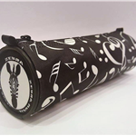 Piórnik z motywem nutowym P12 - nuty - klucz wiolinowy - Made in Poland - muzyczny piórnik - Zebra Music