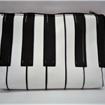 Piórnik - kosmetyczka - z klawiaturą fortepianu - P09 - Pianino - Fortepian - Made in Poland - muzyczny piórnik - Zebra Music