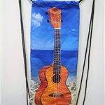 Pokrowiec do ukulele koncertowego PL-UKC - nadruk 3D - Zebra Music