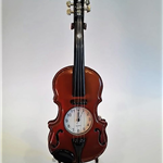Zegarek - miniatura skrzypiec - miniaturowe skrzypce z zegarkiem Violin ZEBRA Music ZEG011