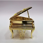 Fortepian miniatura z kryształami Bohemia - ZEBRA Music 0240