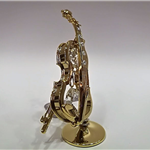 Skrzypce miniatura z kryształami Bohemia - ZEBRA Music 0261