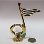 Nutka - figurka z kryształami Swarovskiego - ZEBRA Music - Swarovski 0335