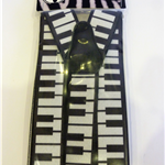 Muzyczne szelki z klawiaturą fortepianu - pianino fortepian -SZ01- ZEBRA Music