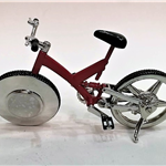 Zegarek - miniatura roweru - miniaturowy rower z zegarkiem ZEBRA Music ZEG023