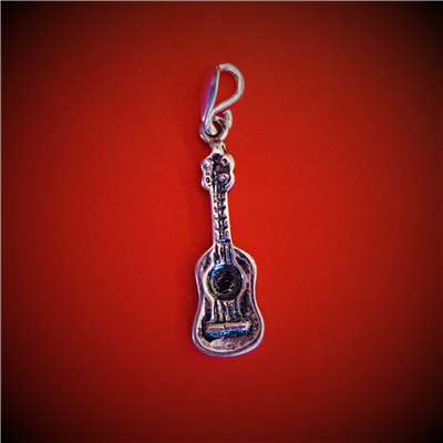 Gitara klasyczna - Ukulele - wisiorek na łańcuszek Srebro Pr.925 B007 Zebra Music