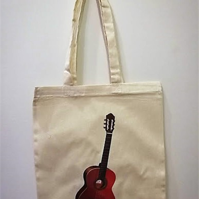 Torba BAG08 gitara klasyczna - bawełniana torba na zakupy Zebra Music