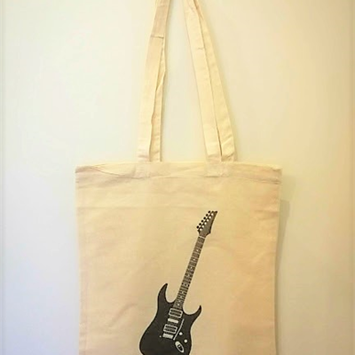 Torba BAG11 gitara elektryczna - bawełniana torba na zakupy Zebra Music
