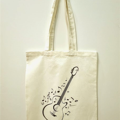Torba BAG14 gitara akustyczna - bawełniana torba na zakupy Zebra Music