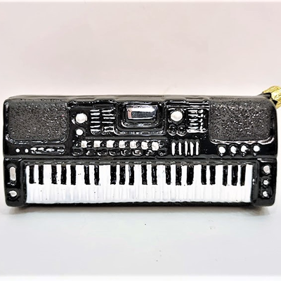 Keyboard  30s25 - szklana bombka ręcznie malowana - Made in Poland