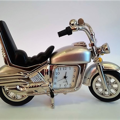 Zegarek - miniatura motocykla -B02- miniaturowy motocykl z zegarkiem