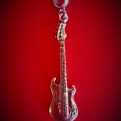 Gitara basowa - bas - PREC - wisiorek Srebro Pr.925 B057 Zebra Music