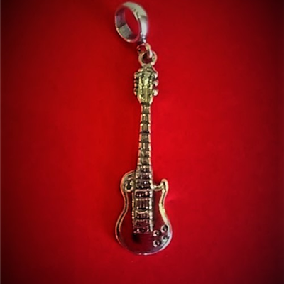 Gitara elektryczna - LP - wisiorek Srebro Pr.925 B056 Zebra Music