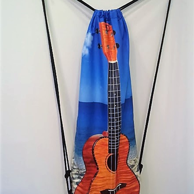 Pokrowiec do ukulele koncertowego PL-UKC - nadruk 3D - Zebra Music