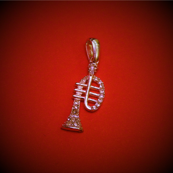 Trąbka - wisiorek na łańcuszek Srebro Pr.925 B043 Zebra Music