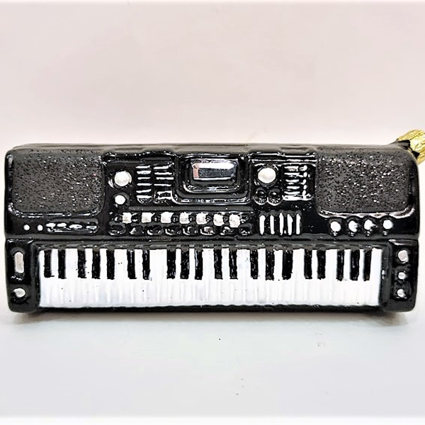 Keyboard  30s25 - szklana bombka ręcznie malowana - Made in Poland