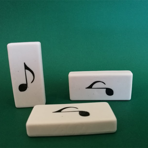 Gumka do zmazywania GM03 - Nutka - ZebraMusic - Made in Poland