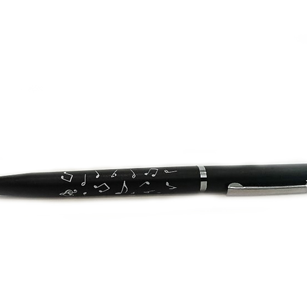 Długopis w nutki PEN03 - Muzyczny długopis z nutkami - Zebra Music