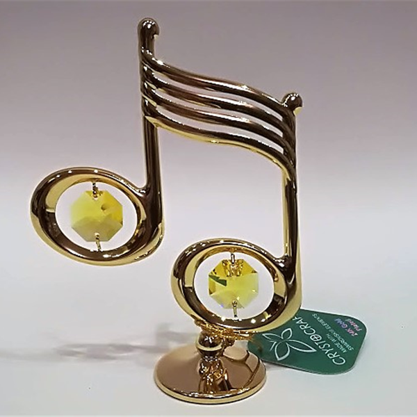 Nutki - figurka z kryształami Swarovskiego - ZEBRA Music - Swarovski 0334