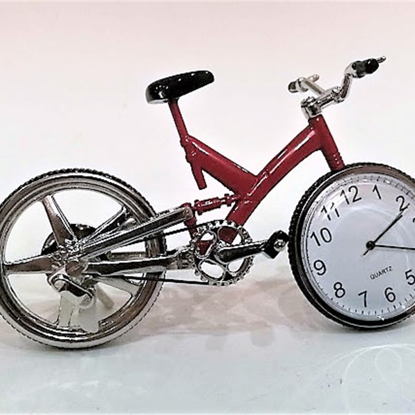 Zegarek - miniatura roweru - miniaturowy rower z zegarkiem ZEBRA Music ZEG023